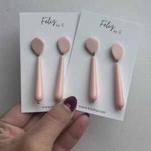 FLAMINGO | Boucles longues collection OCTOBRE ROSE 🎀